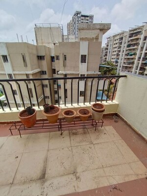 Balcony in 3 BHK Apartment at Aishwaryam Ventures, Pimpri Chinchwad Pcmc – for Rent