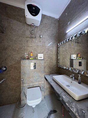 Bathroom in 4 BHK Builder Floor at Sarvodaya Enclave – for Sale