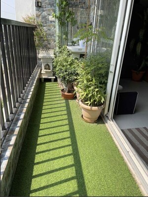 Balcony in 3 BHK Apartment at GK Heights Kukatpally, Kukatpally – for Rent