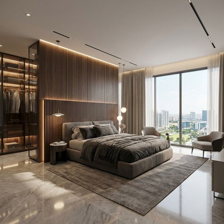 Bedroom, lamose-gratitude-84 3.5 Bedroom 1850 Sq.Ft. Apartment In Sector 84 Gurgaon 10514101