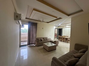 Living Room in 3 BHK Apartment at Affinity Greens, International Airport Road – for Rent