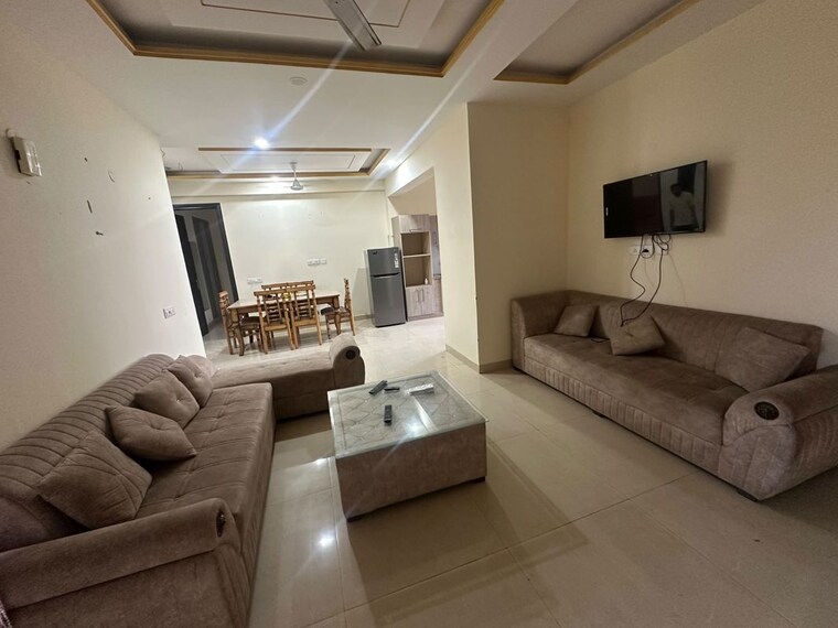Living Room, affinity-greens 3 Bedroom 1575 Sq.Ft. Apartment In International Airport Road Zirakpur 10514178