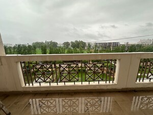 Balcony in 3 BHK Apartment at Affinity Greens, International Airport Road – for Rent