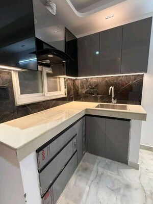 Kitchen in 1 BHK Builder Floor at Chattarpur – for Rent