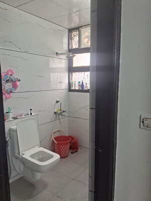 Bathroom in 3 BHK Builder Floor at Green Fields Colony – for Rent