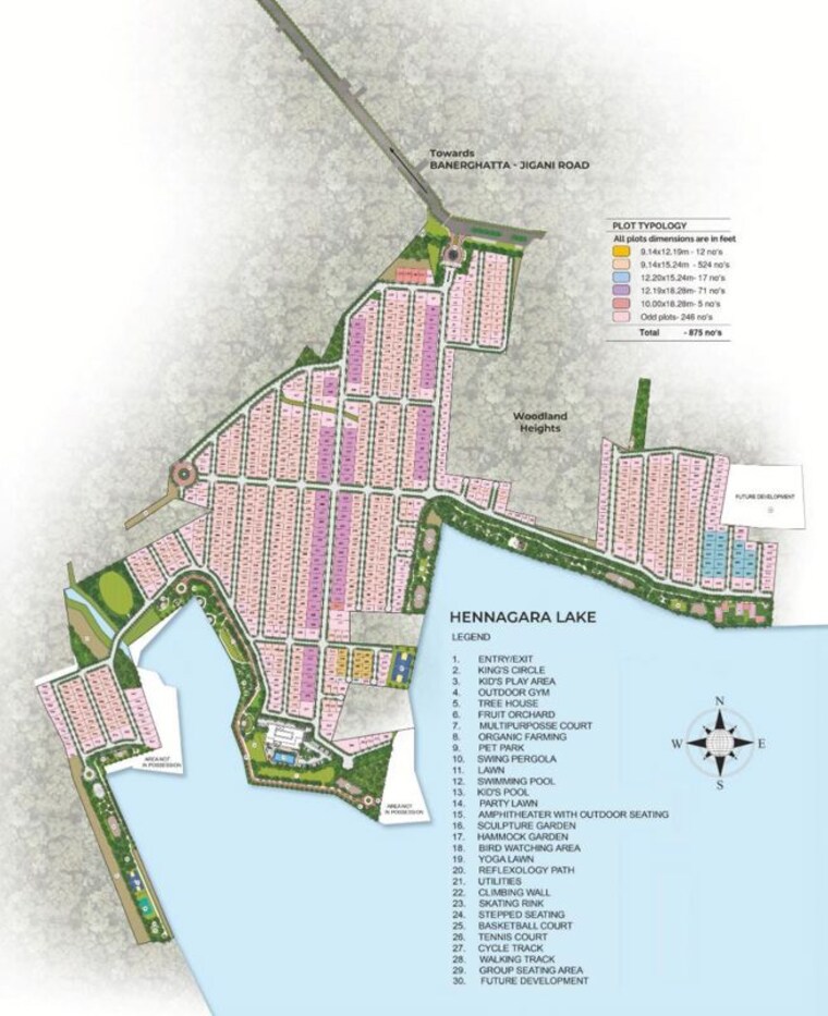 undefined, prestige-kings-county  1500 Sq.Ft. Plot In Jigani Bangalore 10457928