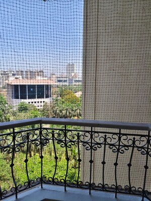 Balcony in 3 BHK Apartment at Serenity Heights, Malad West – for Rent