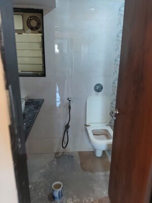 Bathroom in 3 BHK Apartment at Serenity Heights, Malad West – for Rent