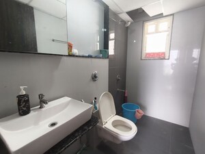 Bathroom in 2 BHK Apartment at Goel Ganga Altus, Kharadi – for Rent