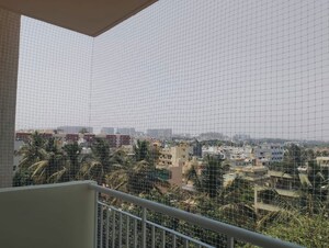 Balcony in 3 BHK Apartment at Brigade Northridge, Kogilu Road – for Rent
