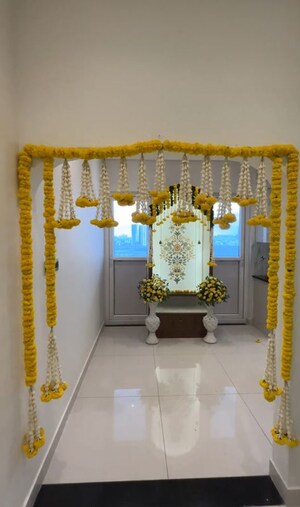 Living Room in 3 BHK Apartment at Candeur Crescent, Serilingampally – for Rent