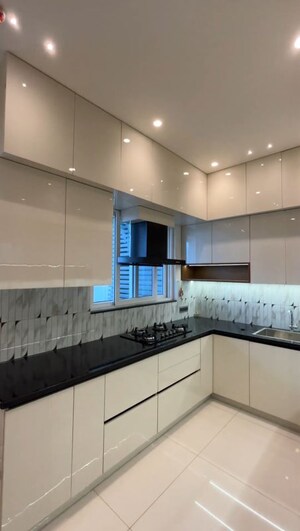 Kitchen in 3 BHK Apartment at Candeur Crescent, Serilingampally – for Rent