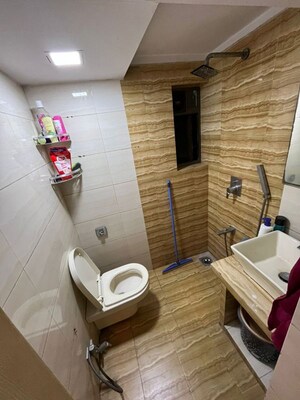 Bathroom in 1.5 BHK Apartment at Bandra West – for Rent
