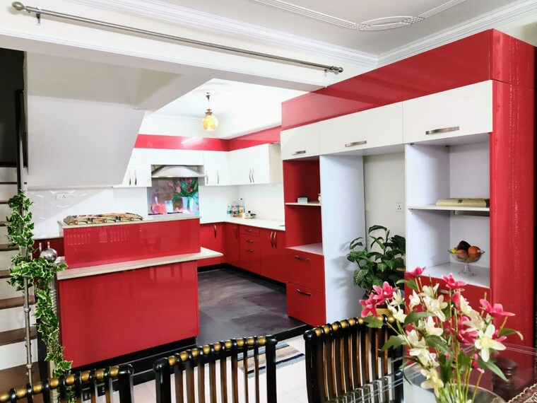 Kitchen, samiah-melrose-avenue 4 Bedroom 2700 Sq.Ft. Penthouse In Vrindavan Yojna Lucknow 10514612