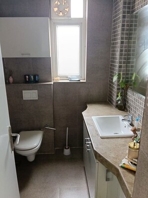 Bathroom in 3.5 BHK Apartment at Conscient Heritage Max, Sector 102 – for Rent