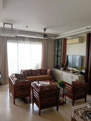 Living Room in 3.5 BHK Apartment at Conscient Heritage Max, Sector 102 – for Rent