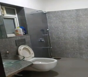 Bathroom in 3 BHK Apartment at Omkar Veda Exclusive, Parel – for Rent