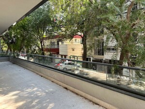 Balcony in 4 BHK Builder Floor at Green Park – for Rent