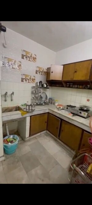Kitchen in 2 BHK Builder Floor at Lajpat Nagar I – for Rent
