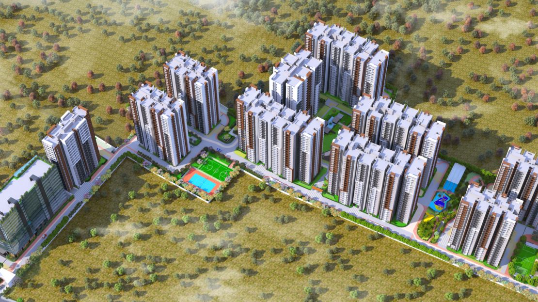 4 BHK 2400 Sq.Ft. Apartment in Pavani Mirabilia