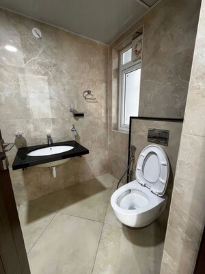 Bathroom in 3 BHK Apartment at Sumadhura Olumpus, Nanakramguda – for Rent