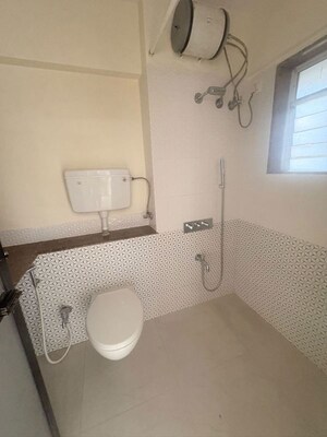 Bathroom in 2.5 BHK Apartment at Kanakia Spaces Niharika, Manpada – for Rent