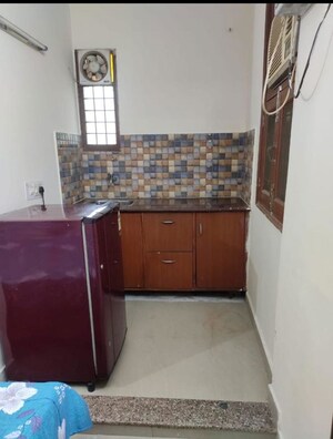 Kitchen in 1 RK Builder Floor at Sushant Lok I – for Rent