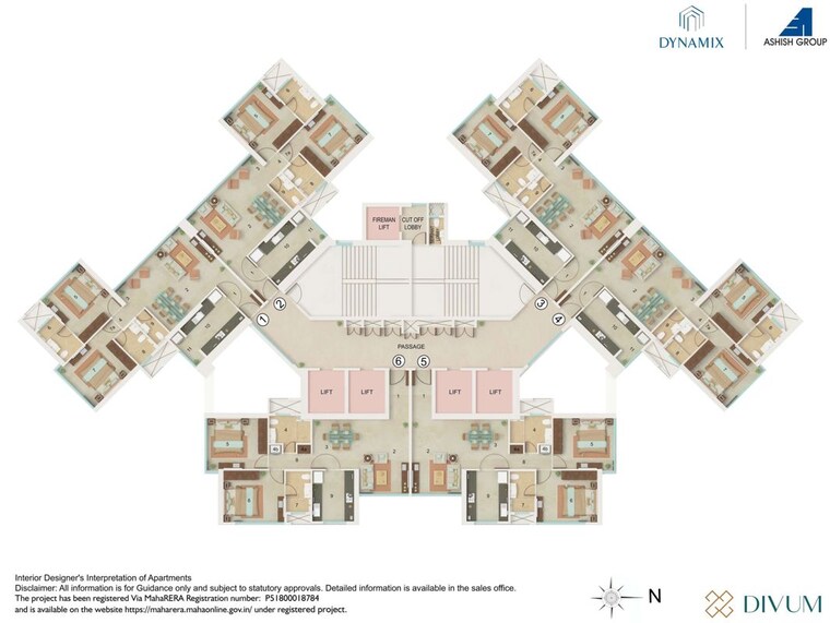 Master Plan, dynamix-divum 2 Bedroom 985 Sq.Ft. Apartment In Malad East Mumbai 10514837