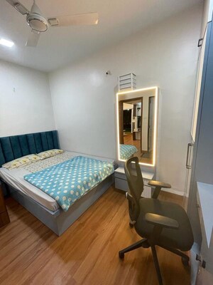 Bedroom in 2 BHK Apartment at Neco Gardens, Viman Nagar – for Rent