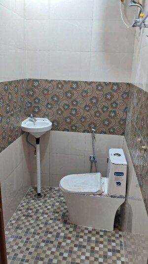 Bathroom in 3 BHK Builder Floor at East Of Kailash – for Rent