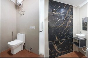 Bathroom in 4 BHK Builder Floor at Sushant Lok I – for Rent