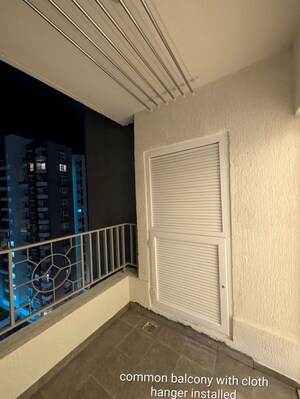 Balcony in 2 BHK Apartment at Ajmera Lakeside Paradise, Yelahanka – for Rent