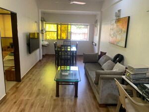 Living Room in 2 BHK Apartment at Bandra West – for Rent