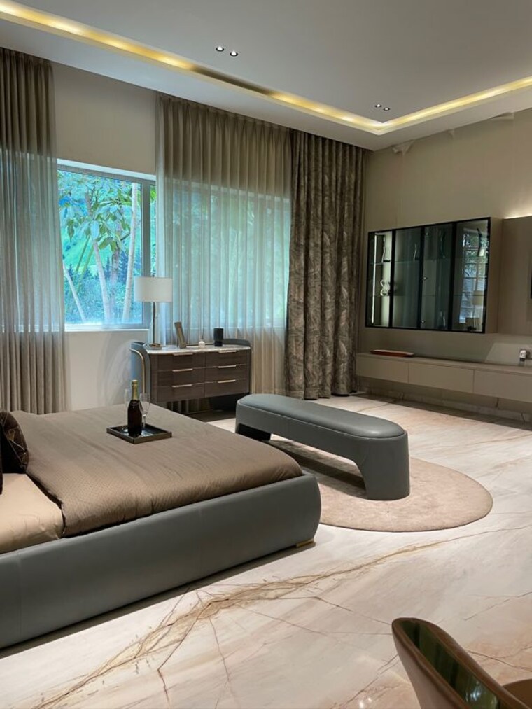 Living Room, sri-fortune-sonthalia-sky-villas 4 Bedroom 4500 Sq.Ft. Apartment In Kokapet Hyderabad 10515127