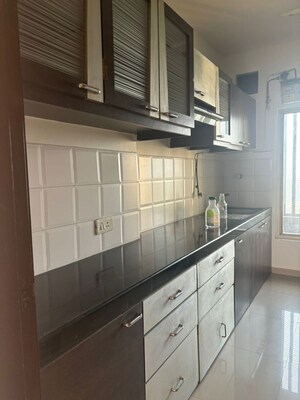 Kitchen in 2.5 BHK Apartment at Oberoi Realty Woods, Goregaon East – for Rent