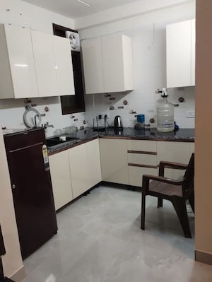 Kitchen in 2 BHK Builder Floor at Kailash Hills – for Rent