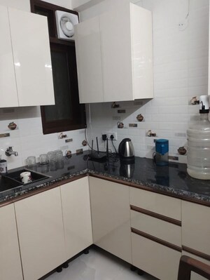 Kitchen in 2 BHK Builder Floor at Kailash Hills – for Rent