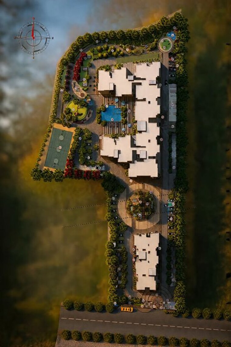 Master Plan, meenakshi-high-life-towers 2 Bedroom 1096 Sq.Ft. Apartment In Rachenahalli Bangalore 10515105