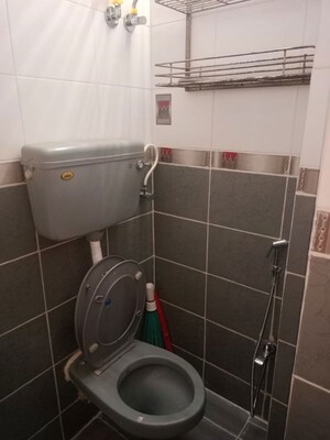 Bathroom in 2 BHK Apartment at Suchidham Complex, Goregaon East – for Rent