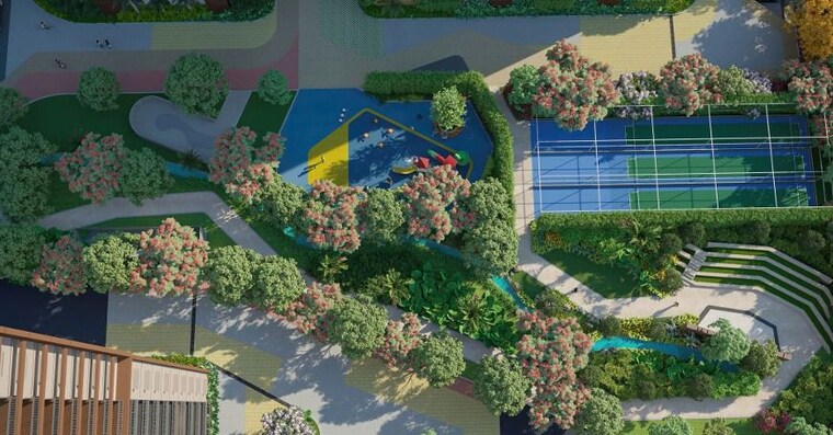 Garden, pavani-mirabilia 4 Bedroom 2250 Sq.Ft. Apartment In Whitefield Bangalore 10514671