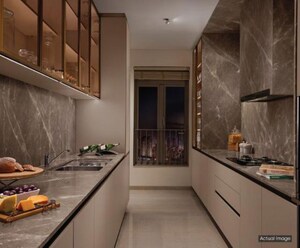 Kitchen in 3 BHK Apartment at Oberoi Sky City Tower E, Borivali East – for Rent