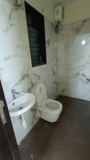 Bathroom in 1 BHK Apartment at Oxford Navrang Crystal, Goregaon West – for Rent