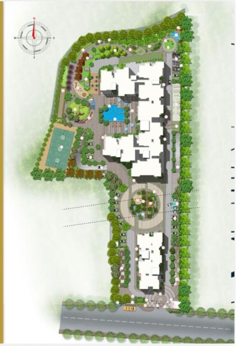 Master Plan, meenakshi-high-life-towers 2.5 Bedroom 1265 Sq.Ft. Apartment In Rachenahalli Bangalore 10515290