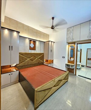 Bedroom in 2 BHK Builder Floor at Divya Angels, Indrapuram – for Rent