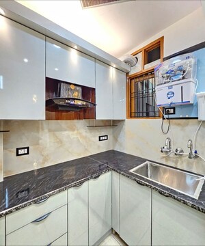 Kitchen in 2 BHK Builder Floor at Divya Angels, Indrapuram – for Rent