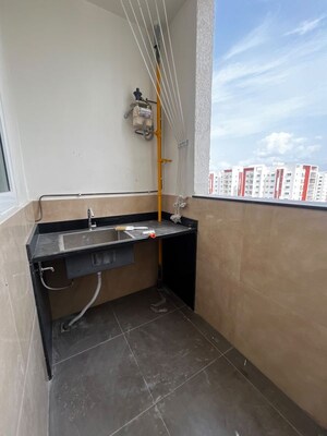 Kitchen in 3 BHK Apartment at Aparna Zenon, Puppalaguda – for Rent