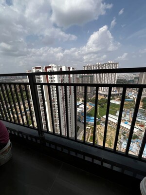 Balcony in 3 BHK Apartment at Aparna Zenon, Puppalaguda – for Rent
