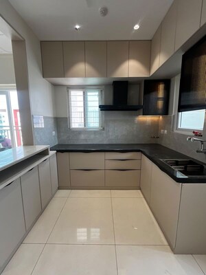 Kitchen in 3 BHK Apartment at Aparna Zenon, Puppalaguda – for Rent