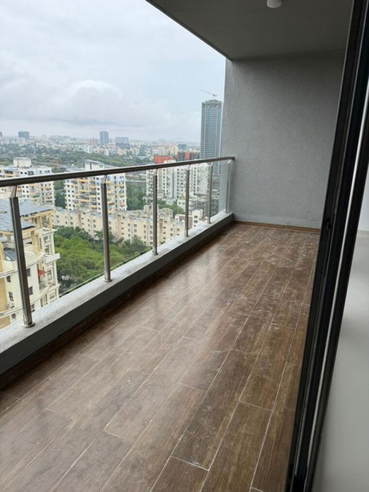 Balcony, gagan-klara 3 Bedroom 1500 Sq.Ft. Apartment In Balewadi Pune 10515451