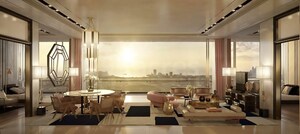 Living Room in 3 BHK Apartment at Piramal Mahalaxmi, Mahalaxmi – for Sale